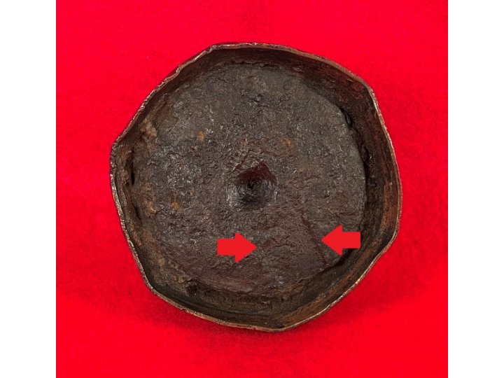 Confederate 2.9 inch Read "Virginia Prototype" Shell Base