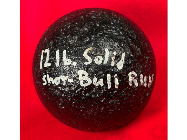 12-Pounder Solid Shot Cannonball - Bull Run