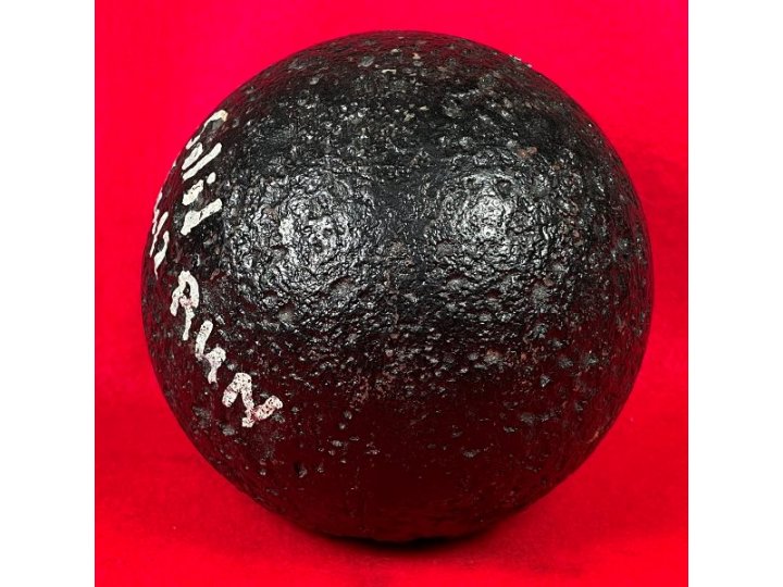 12-Pounder Solid Shot Cannonball - Bull Run