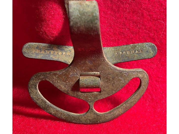 Model 1859 "J.E.B. Stuart" Detachable Sword Hanger - Marked "US" / "Frankford Arsenal"