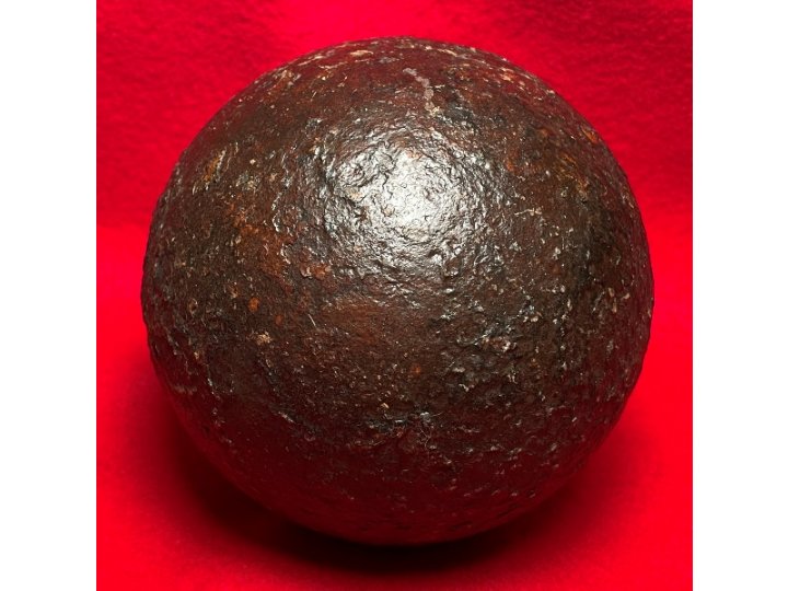 12-Pounder Solid Shot Cannonball