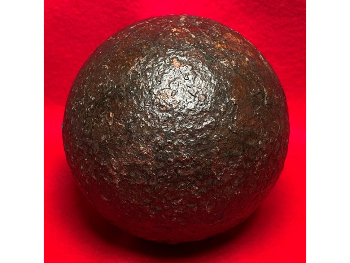 12-Pounder Solid Shot Cannonball