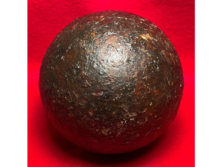 12-Pounder Solid Shot Cannonball