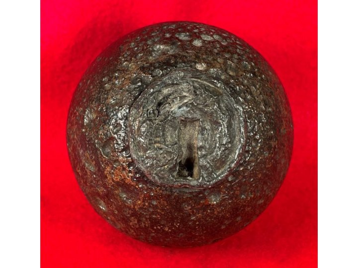 Confederate 6-Pounder Case-Shot Shell with Bormann Time Fuze