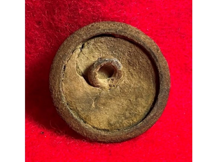 Confederate Cavalry Coat Button - Lined C