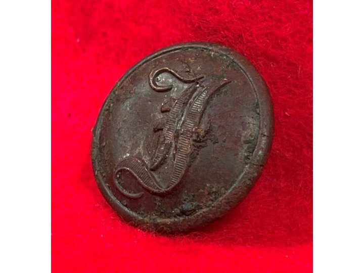 Confederate Infantry Coat Button - Script I