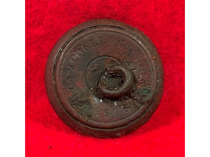 Confederate Infantry Coat Button - Script I