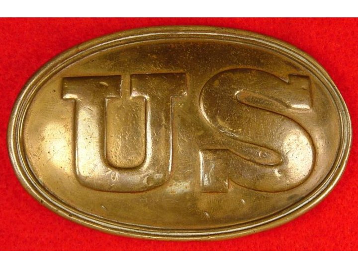 US Belt Buckle for Dragoon (Rifleman) Enlisted - Marked "Boyd & Sons / Boston" 