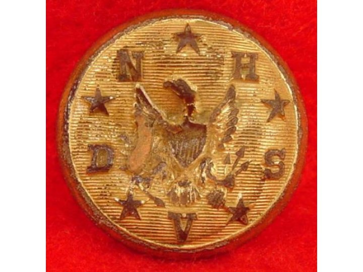 National Home Disabled Solders & Veterans Coat Button - Post War