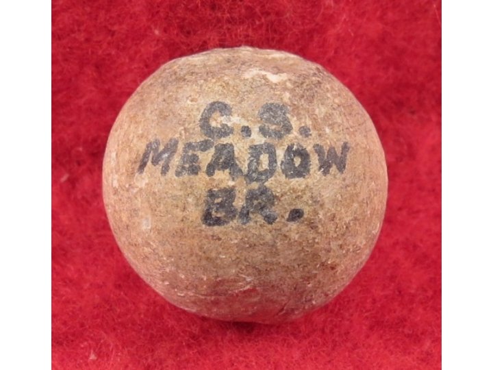 Round Ball .69 Caliber - Mac Mason Lettering - Meadow Bridge, VA