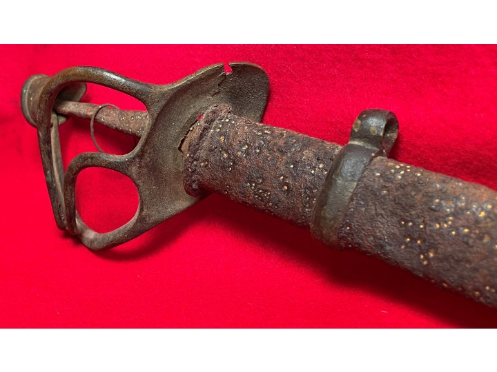 Confederate Saber and Scabbard - Excavated Caroline County, VA