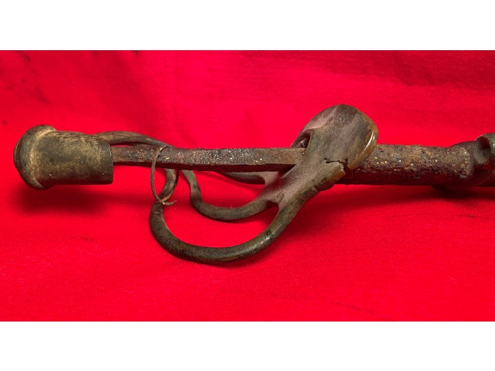 Confederate Saber and Scabbard - Excavated Caroline County, VA