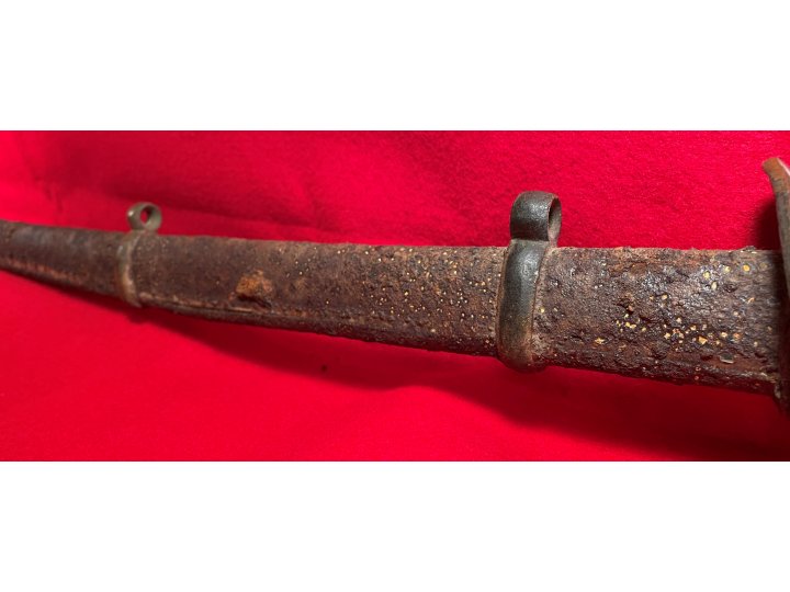 Confederate Saber and Scabbard - Excavated Caroline County, VA