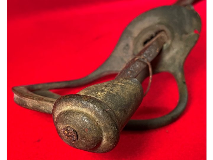 Confederate Saber and Scabbard - Excavated Caroline County, VA