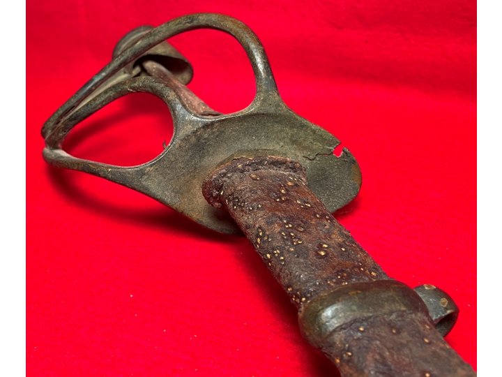 Confederate Saber and Scabbard - Excavated Caroline County, VA