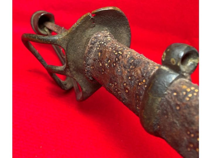 Confederate Saber and Scabbard - Excavated Caroline County, VA