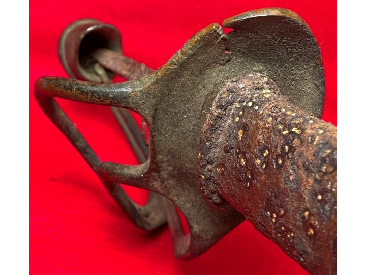 Confederate Saber and Scabbard - Excavated Caroline County, VA