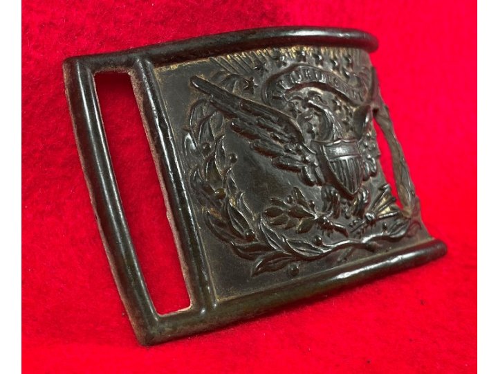 Federal Sword Belt Buckle - Field Repair - Lead Filled with Carving