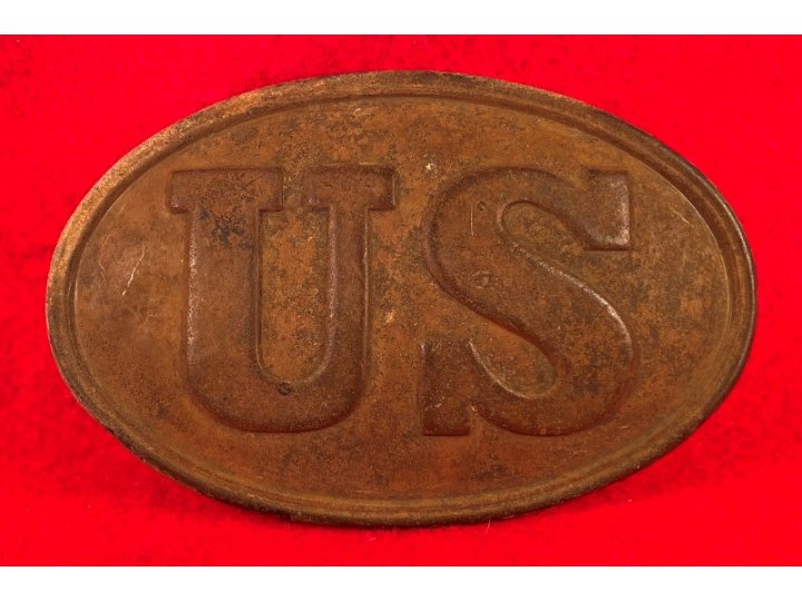 US Belt Buckle - Lead Melted Out, Intentional?