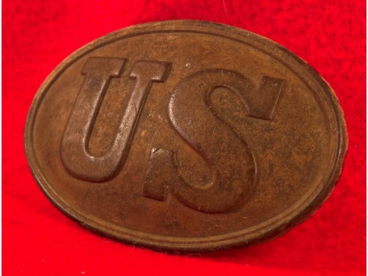 US Belt Buckle - Lead Melted Out, Intentional?