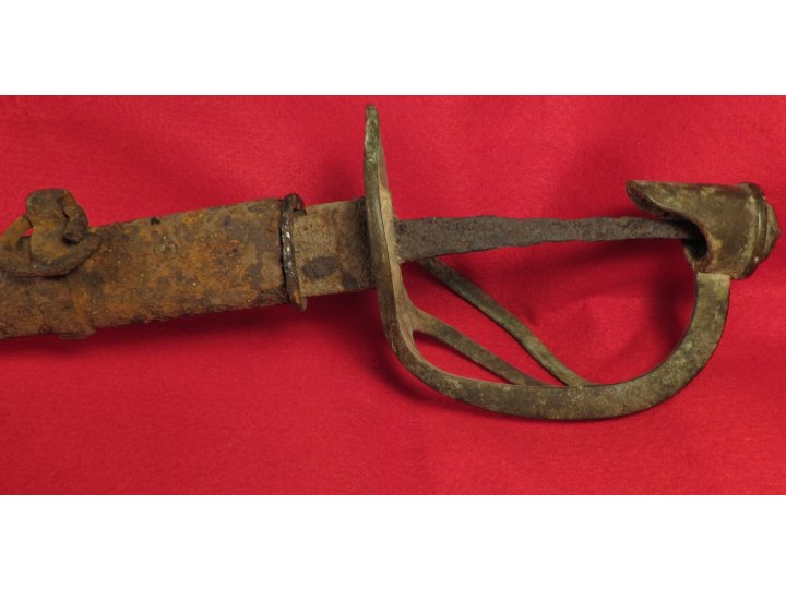 Excavated US Cavalry Saber & Scabbard 