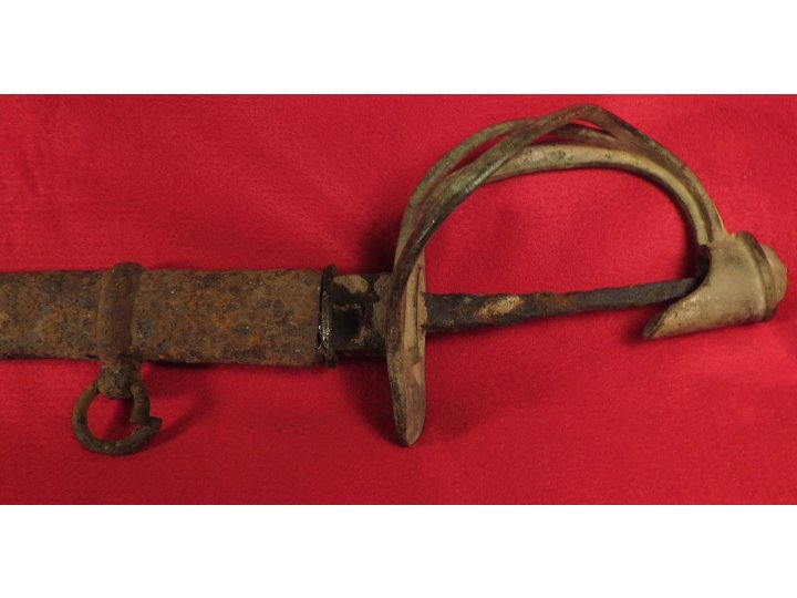 Excavated US Cavalry Saber & Scabbard 