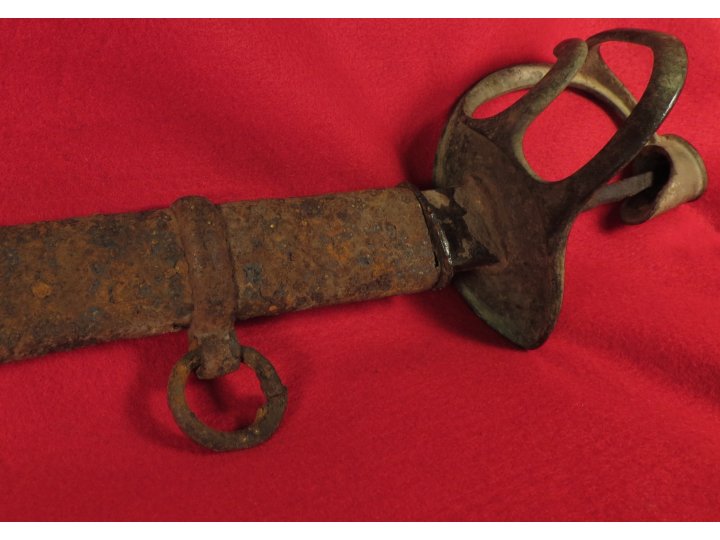 Excavated US Cavalry Saber & Scabbard 