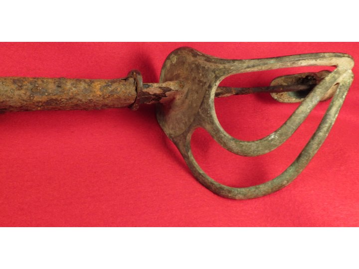 Excavated US Cavalry Saber & Scabbard 