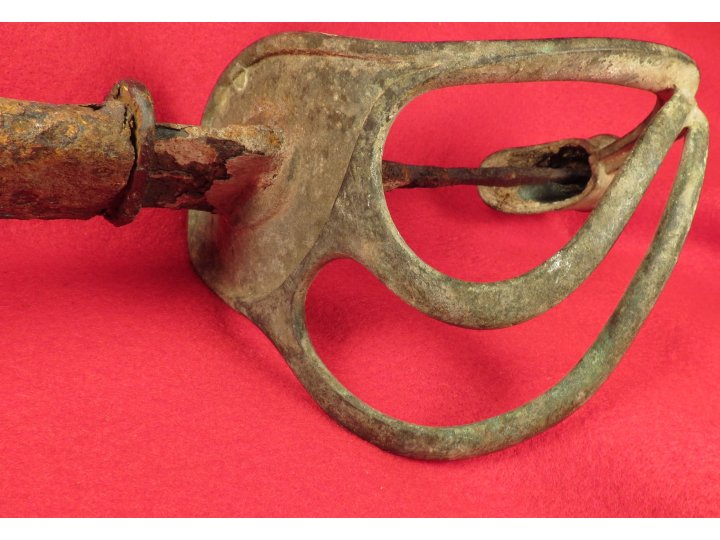 Excavated US Cavalry Saber & Scabbard 