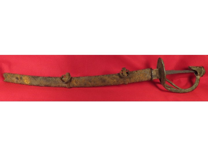 Excavated US Cavalry Saber & Scabbard 