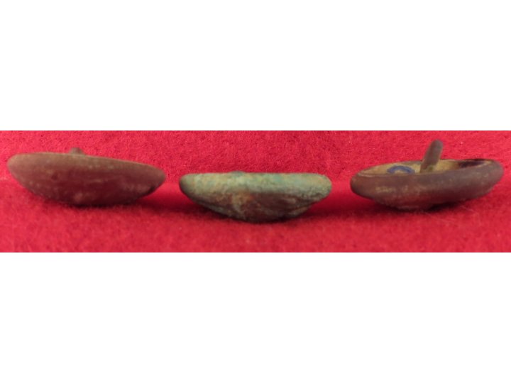 Three General Service Eagle Coat Buttons - Cedar Creek