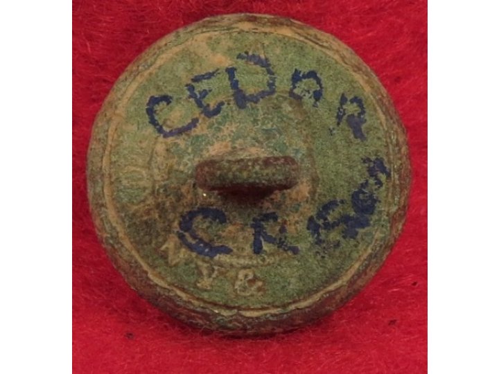 US Infantry Cuff Button - Cedar Creek 