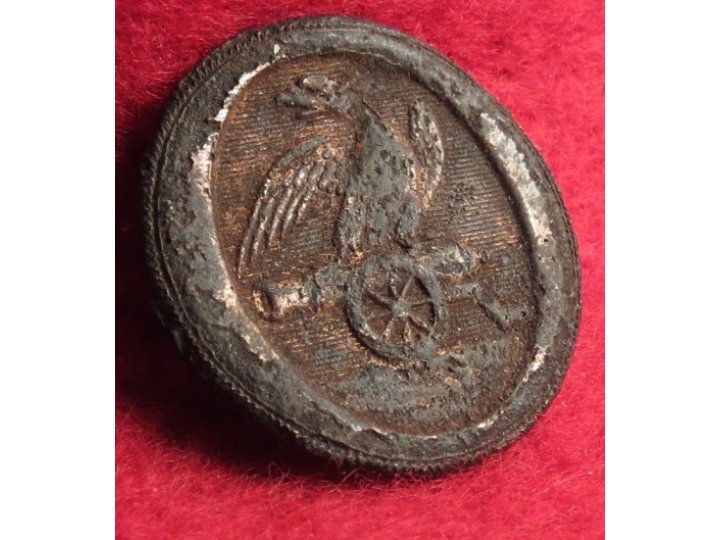 Pre-Civil War "Eagle on Cannon" Artillery Button