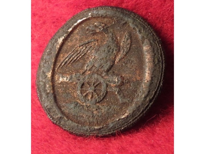 Pre-Civil War "Eagle on Cannon" Artillery Button