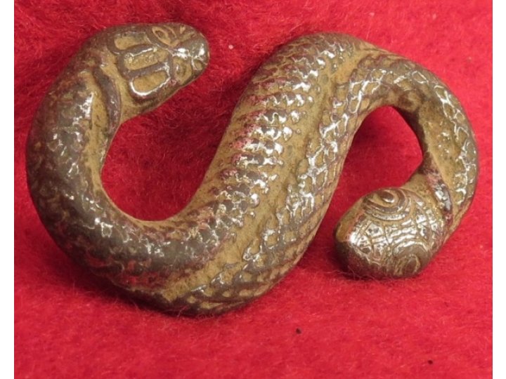 Snake Buckle - Silver Wash