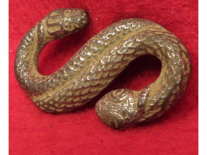 Snake Buckle - Silver Wash