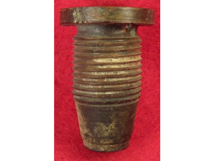 Confederate Fuze Adaptor for Rifled Projectile