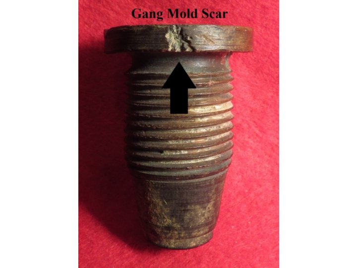 Confederate Fuze Adaptor for Rifled Projectile