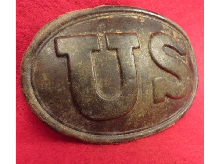 US Waist Belt Buckle Marked "W. H. SMITH / BROOKLYN" 