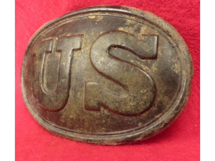 US Waist Belt Buckle Marked "W. H. SMITH / BROOKLYN" 