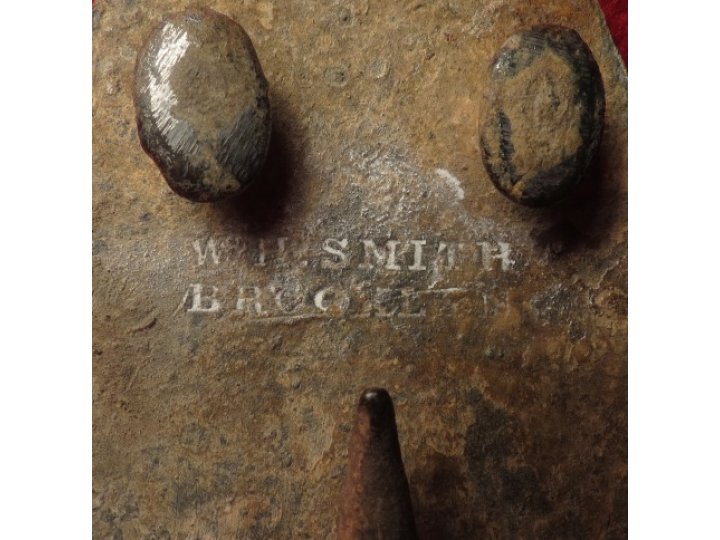 US Waist Belt Buckle Marked "W. H. SMITH / BROOKLYN" 