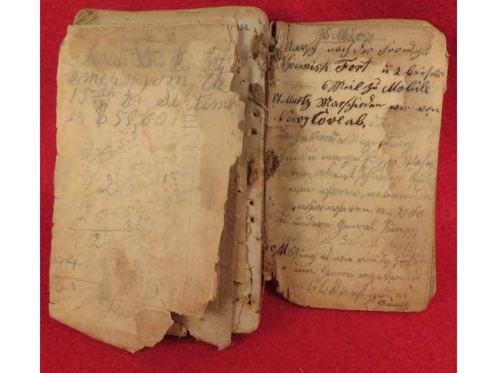 1854 Pocket Almanac & Diary