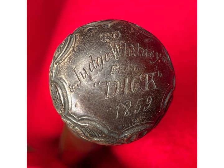 Walking Stick Dated 1859 - Inscribed