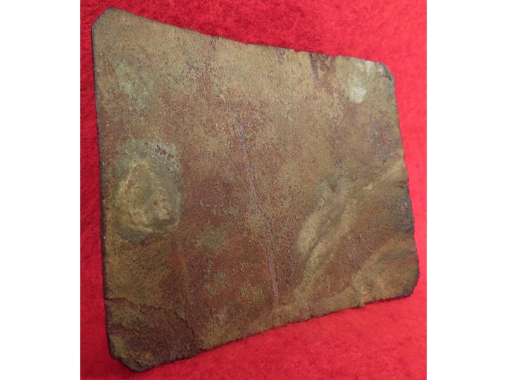 Rectangular "Clipped Corner" Belt Plate 