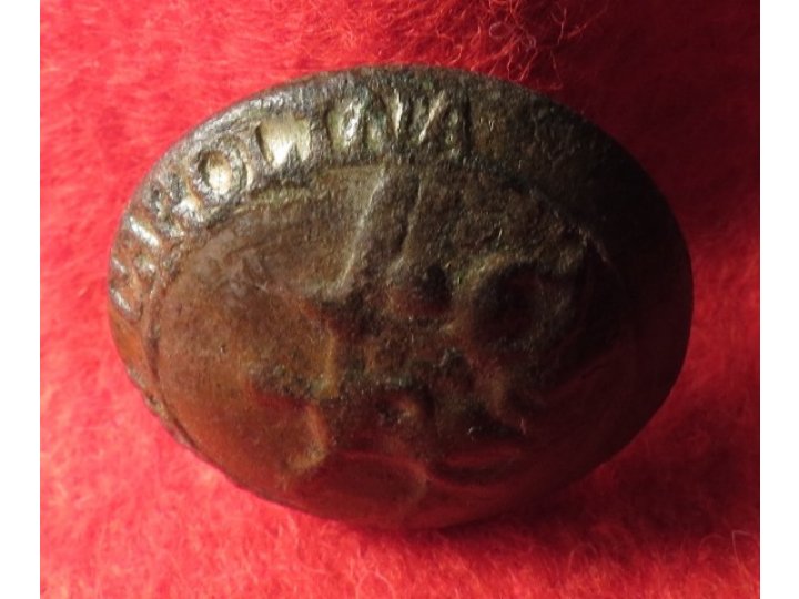 North Carolina State Seal Coat Button