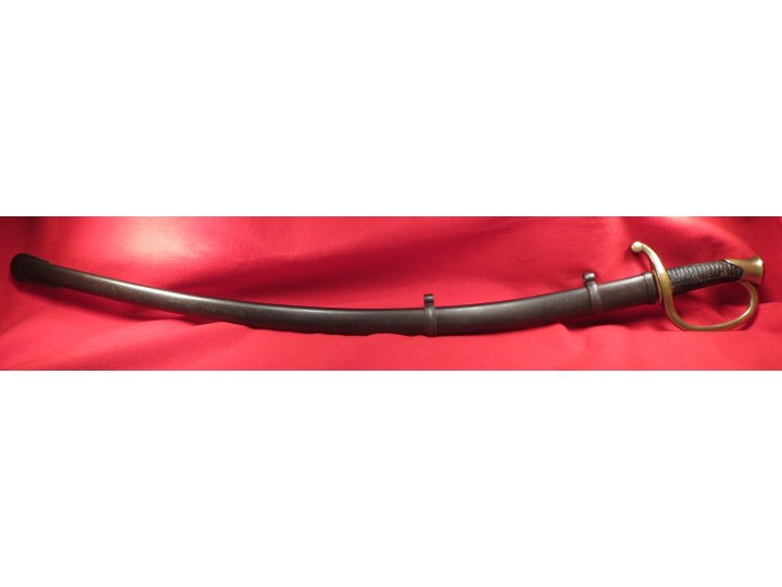 Ames Artillery Saber and Scabbard Dated 1861