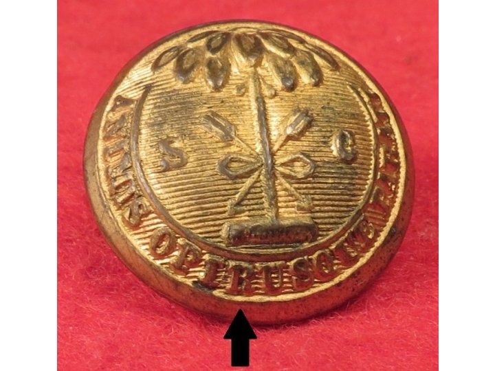 South Carolina State Seal Button