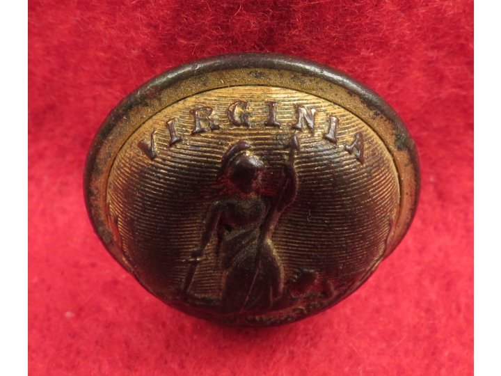 Virginia State Seal Coat Button