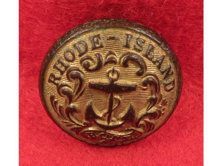 Rhode Island State Seal Coat Button