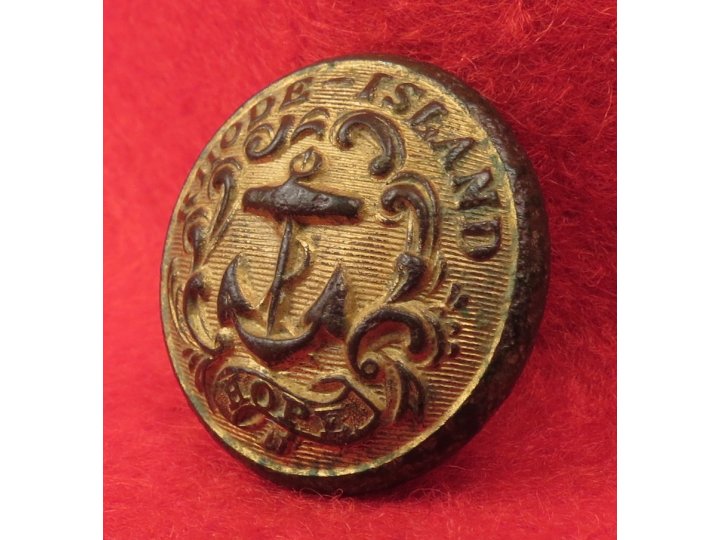 Rhode Island State Seal Coat Button